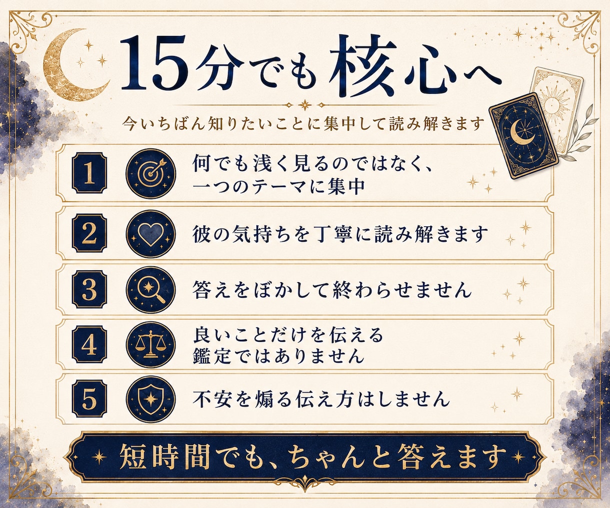 今すぐ｜15分チャットで彼の気持ちを読み解きます 返信がない夜に本音や言えない気持ちを声なしチャットで深く相談 イメージ4