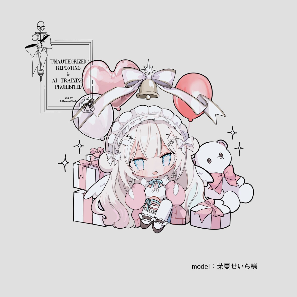 商用利用込み！DOLLYなSDイラストお描きします ハッと目を引く、ちょっと豪華な塗りのSDイラストです。 イメージ4