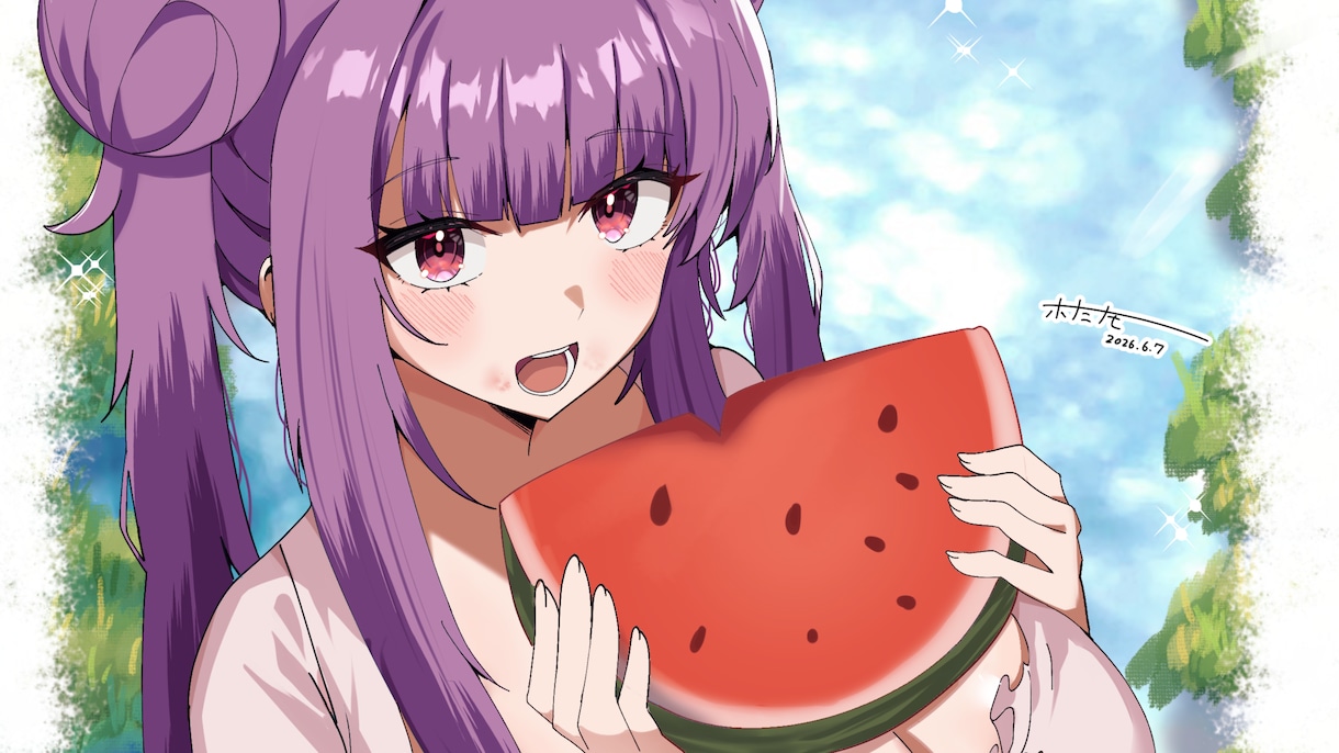 おまかせで可愛い一枚絵を制作します リテイクなしで気軽にご依頼いただけるライトプランです イメージ1