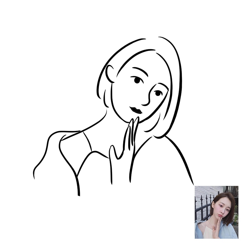 ゆるくてシンプルな似顔絵を描きます お写真を元に似顔絵イラストをお描きします！ イメージ4