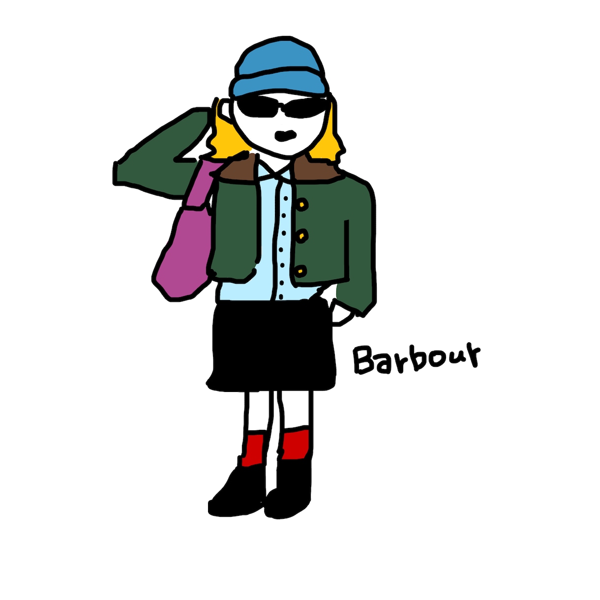 個性的で印象に残る全身イラストを提供します SNSアイコンや名刺のオリジナルイラストを作成します イメージ1