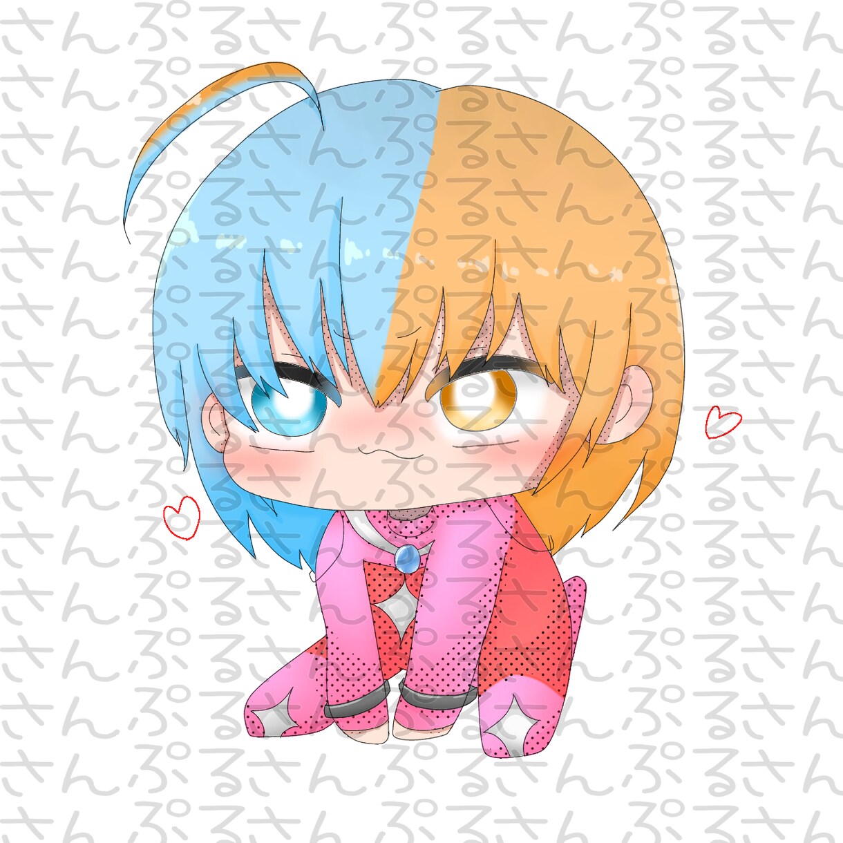 もっちり可愛い✩全身デフォルメイラストお描きします 2頭身のかわいい全身デフォルメキャラです！アイコンにも最適！ イメージ6