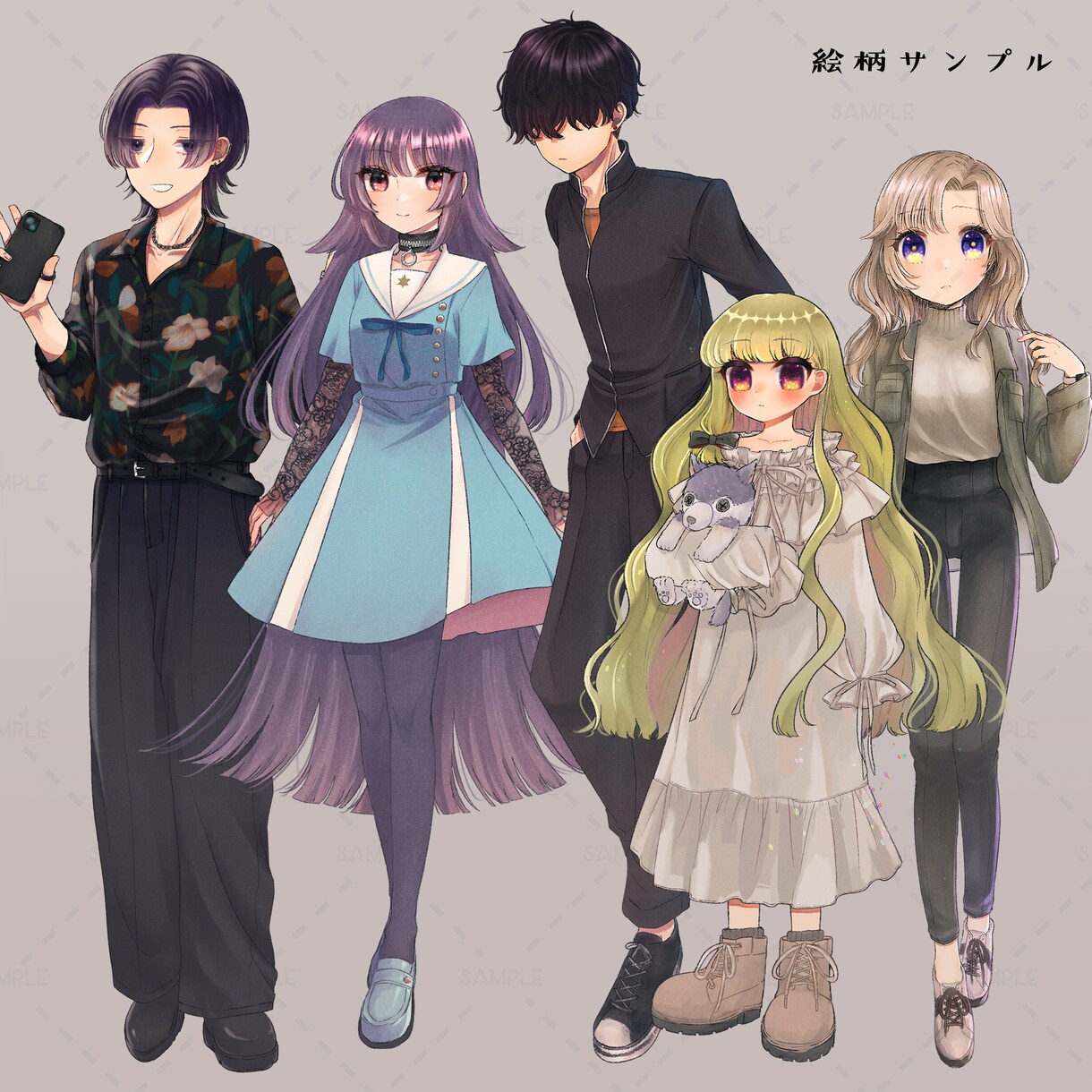 配信やTRPGに！可愛い立ち絵を制作します 創作活動にぴったりな立ち絵を描きます！ イメージ4