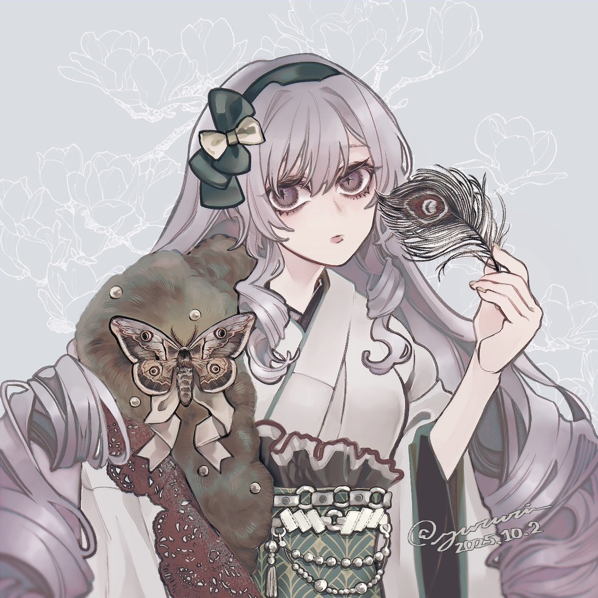 手描きでぬくもりのあるイラスト作製します 和風/レトロな絵柄で人物や動植物を描きます。 イメージ4