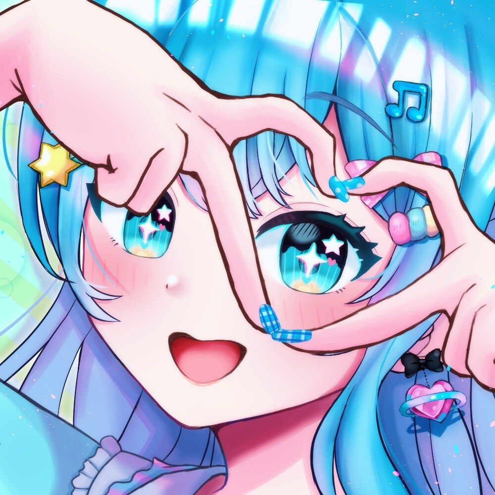 可愛いアイコンお描きします キラキラ可愛いイラスト全力で描かせて頂きます イメージ2