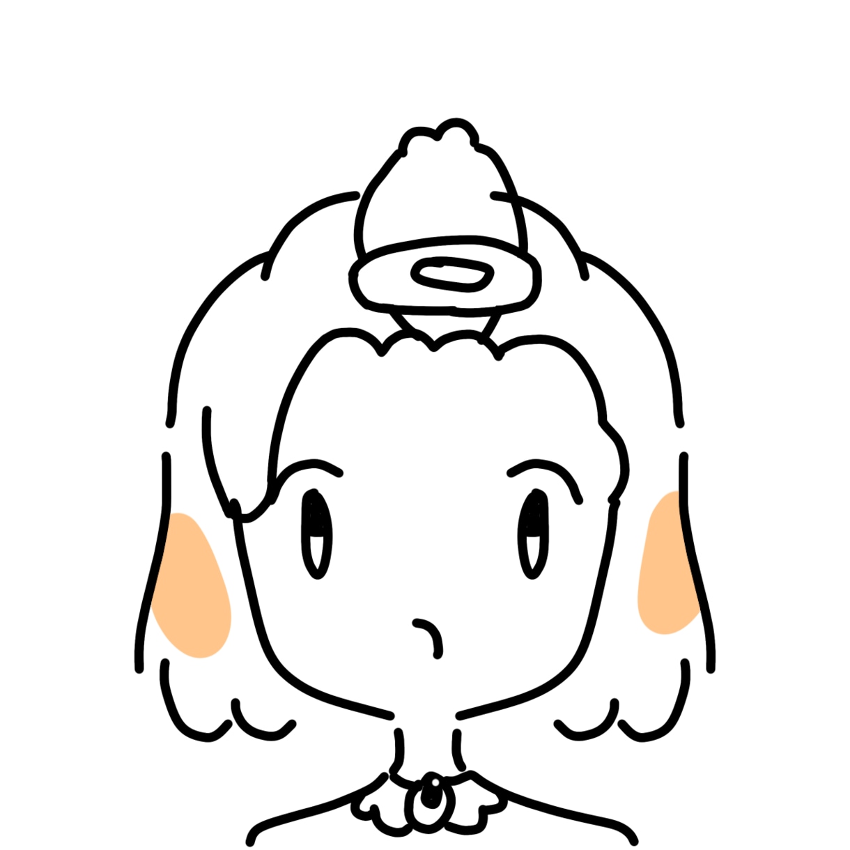 ピーキーなシンプルアイコン描けます 特徴のある目+モノクロ+差し色で個性的に◎ イメージ3