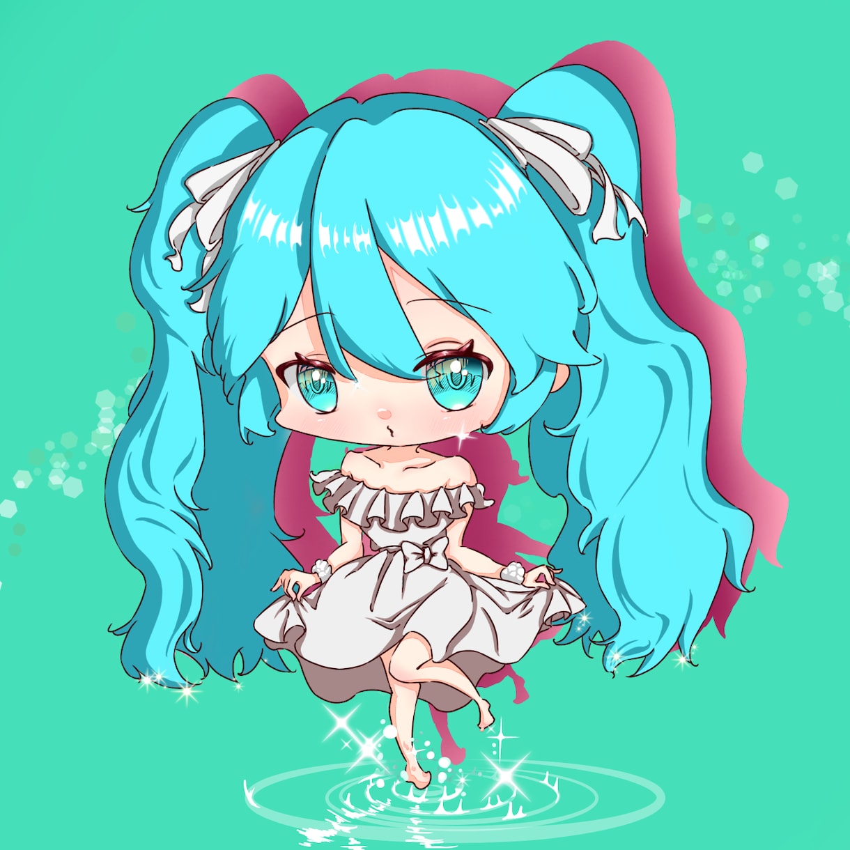 アイコンに使えるちびキャラ描きます 可愛いちびキャラ描きます！男の子も可 イメージ8