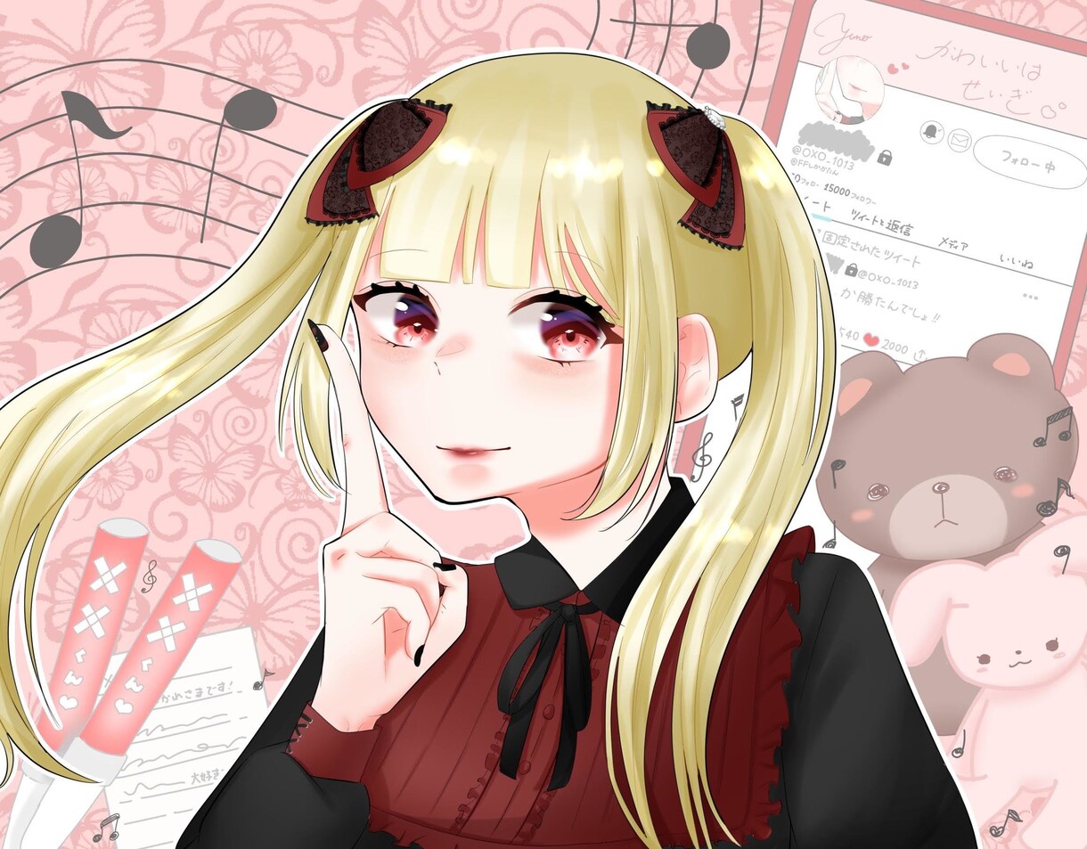 あなたの理想のイラスト作成いたします 納得のいくまで精一杯頑張りたいと思いますす(՞•֊•՞) イメージ1