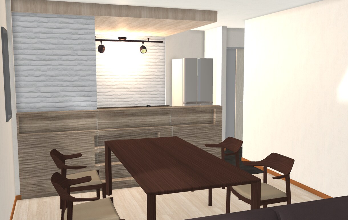 住宅図面を3Dパースにおこします 最短即日対応！イメージがつかみやすい3Dパースの作成！ イメージ9