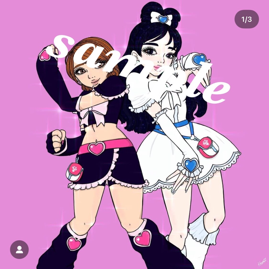 KAWAII♡ペアイラスト描きます ご友人や恋人同士の幸せイラスト描かせてください♡ イメージ4