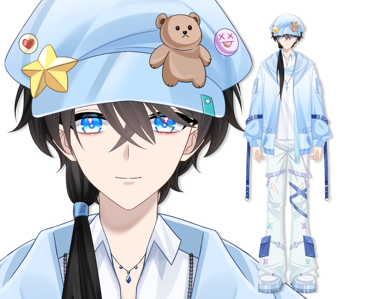 新規開店！4.9万円で男性Vモデル一括制作します Live2d初心者歓迎！Vtuberモデル制作！商用OK イメージ2
