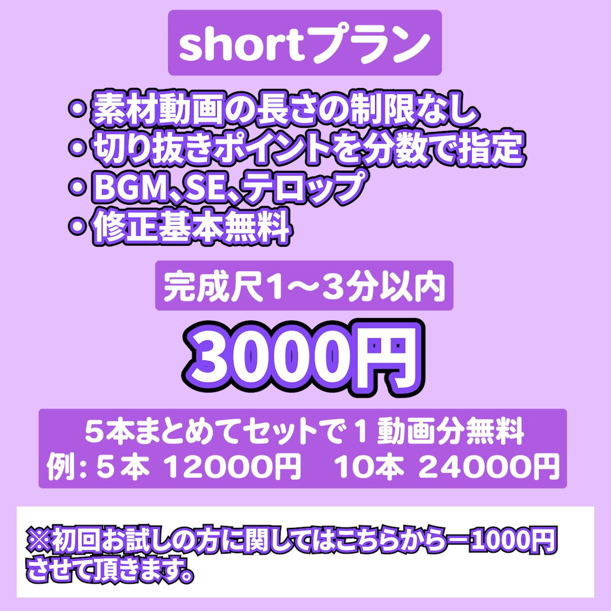 初回お試し〇 VTuber様の配信切り抜きます 素材の長さを気にせず丸投げOK！切り抜き制作お任せ下さい！ イメージ5