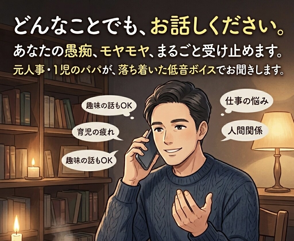 どんな話題でもOK♪あなたの気持ちに寄り添います お気軽にどうぞ✨お試しでもOKです♪ イメージ1