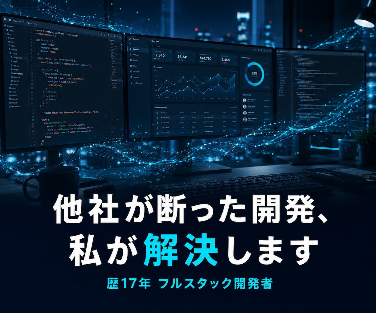 他社が断った難案件も解決！ウェブ開発・改修します 他で断られた案件、放置された古いシステムも私が解決します イメージ1
