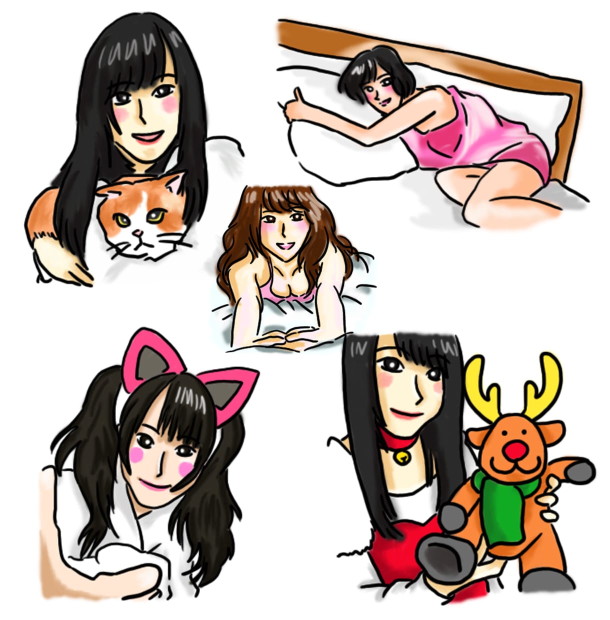 おしゃれ！あなたの写真をそのままイラストにします 似顔絵 制作。SNSアイコンや名刺、プレゼントも！ イメージ7