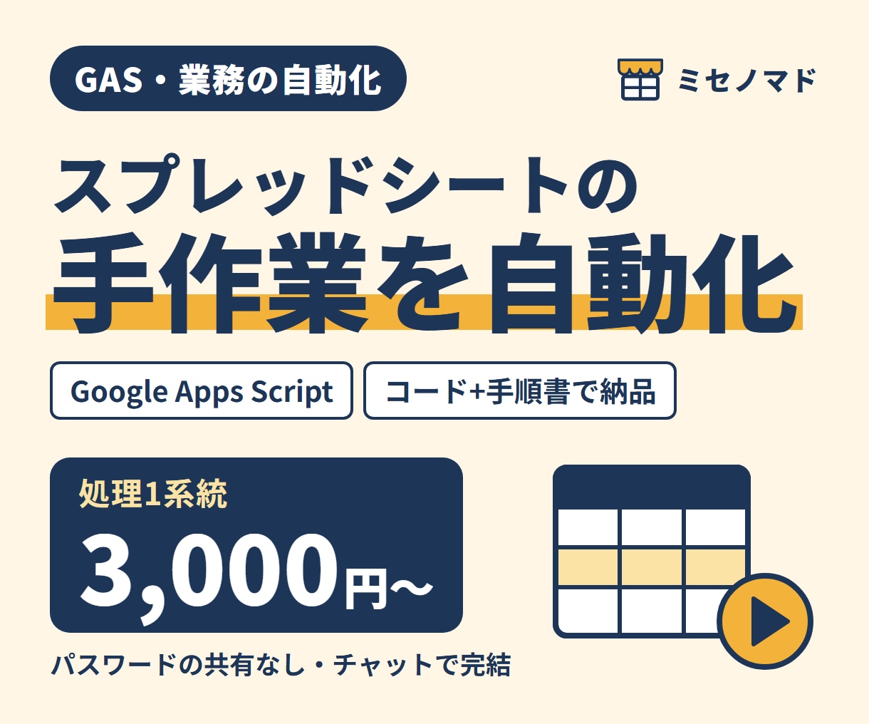スプレッドシートの手作業をGASで自動化します フォーム回答の転記・集計など｜コードと手順書で納品 イメージ1
