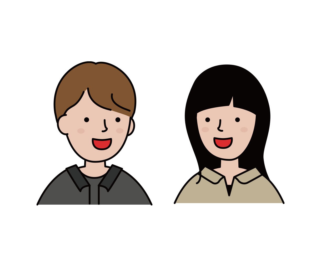 イラスト制作します シンプルなイラストがメインです イメージ1