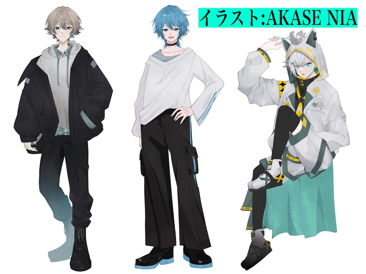 高可動域モデリング作成いたします ミニキャラlive2dモデリングも対応いたします イメージ2