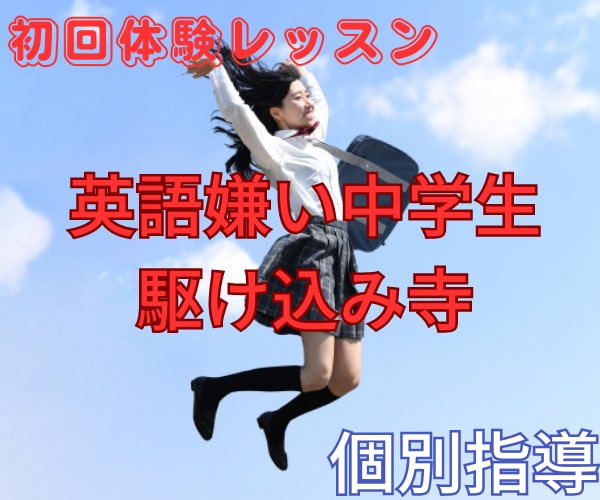 初回体験【中学生】英語家庭教師します 【学校の教科書を徹底・英語勉強方法】心理学・傾聴を学んだ講師 イメージ1