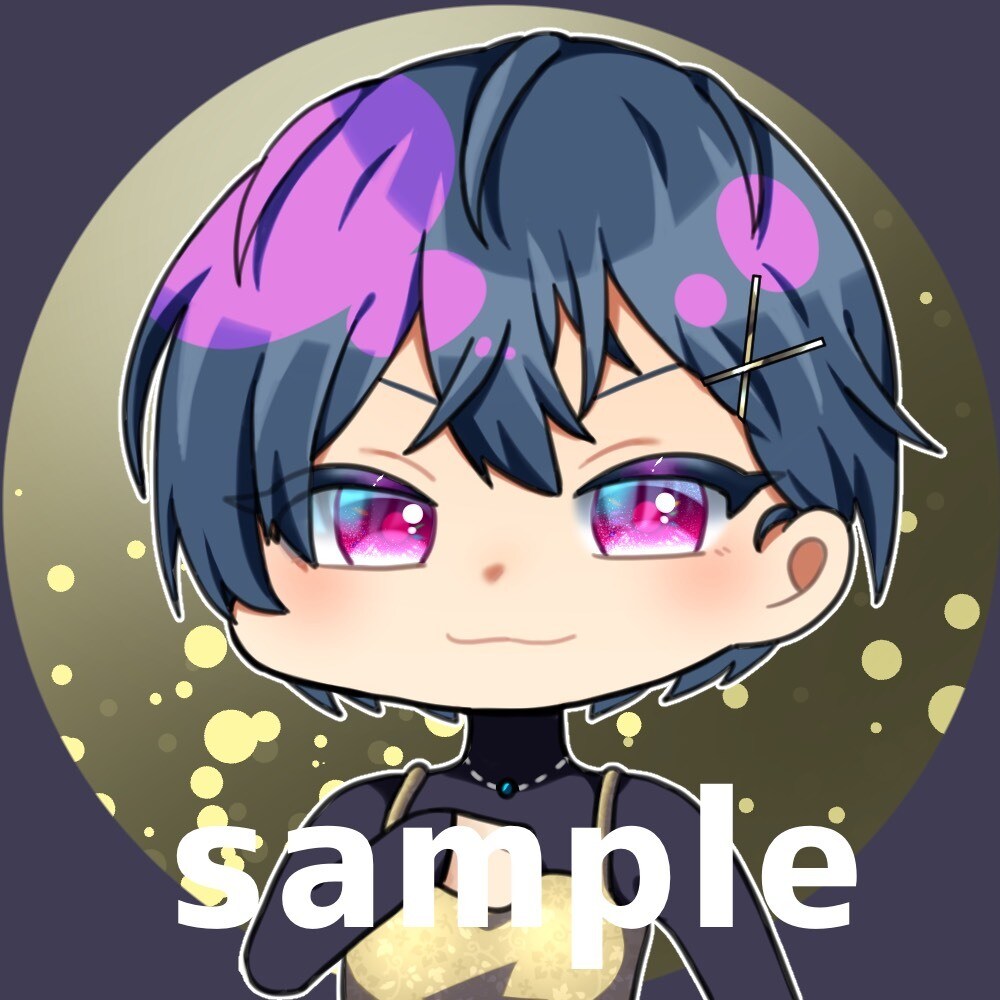 キラキラなイラストアイコン描きます TwitterやLINE、ブログなどにおすすめ！ イメージ3