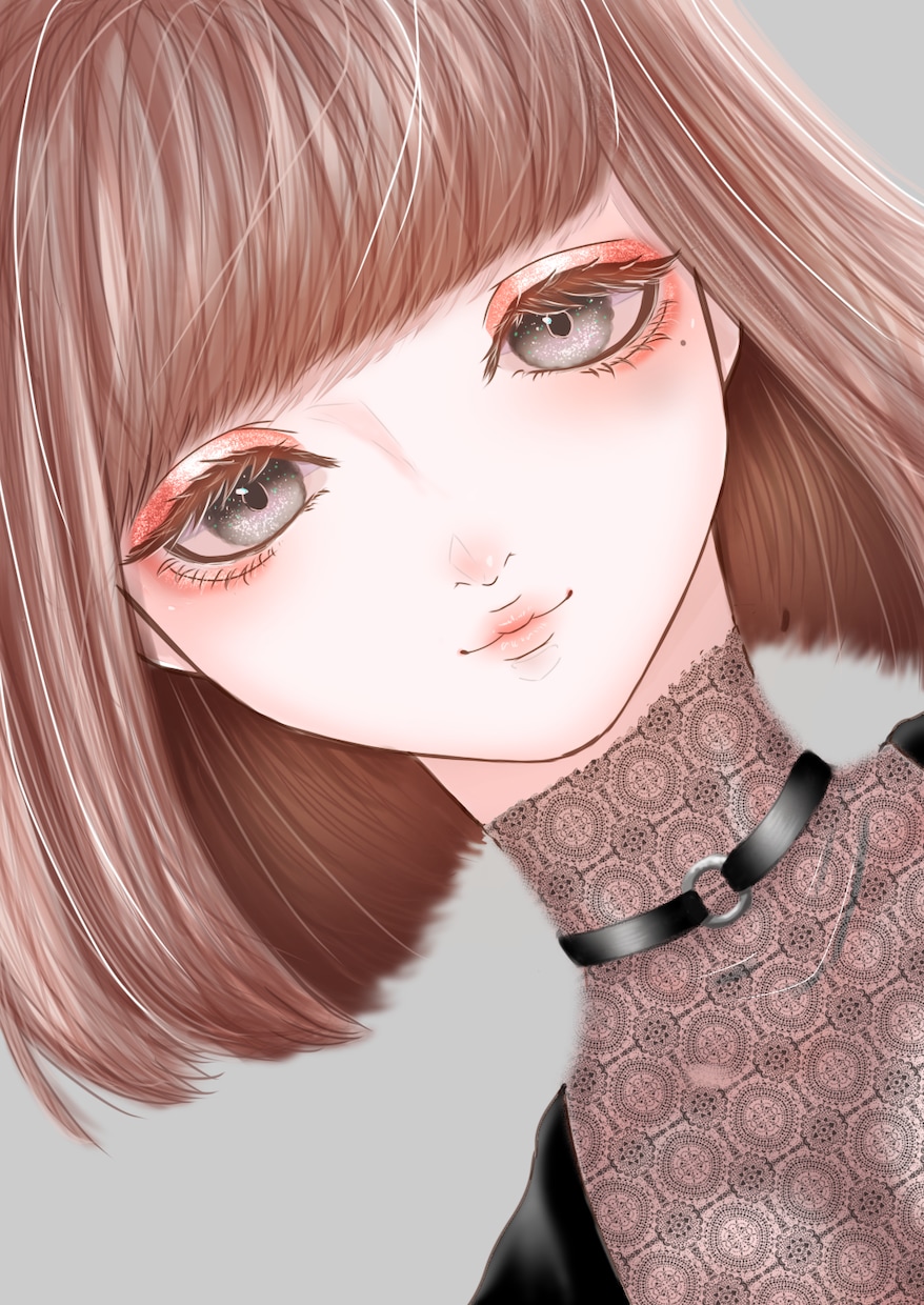 かわいい女の子のイラスト描きます お人形のような可愛い女の子ならおまかせください♪ イメージ1