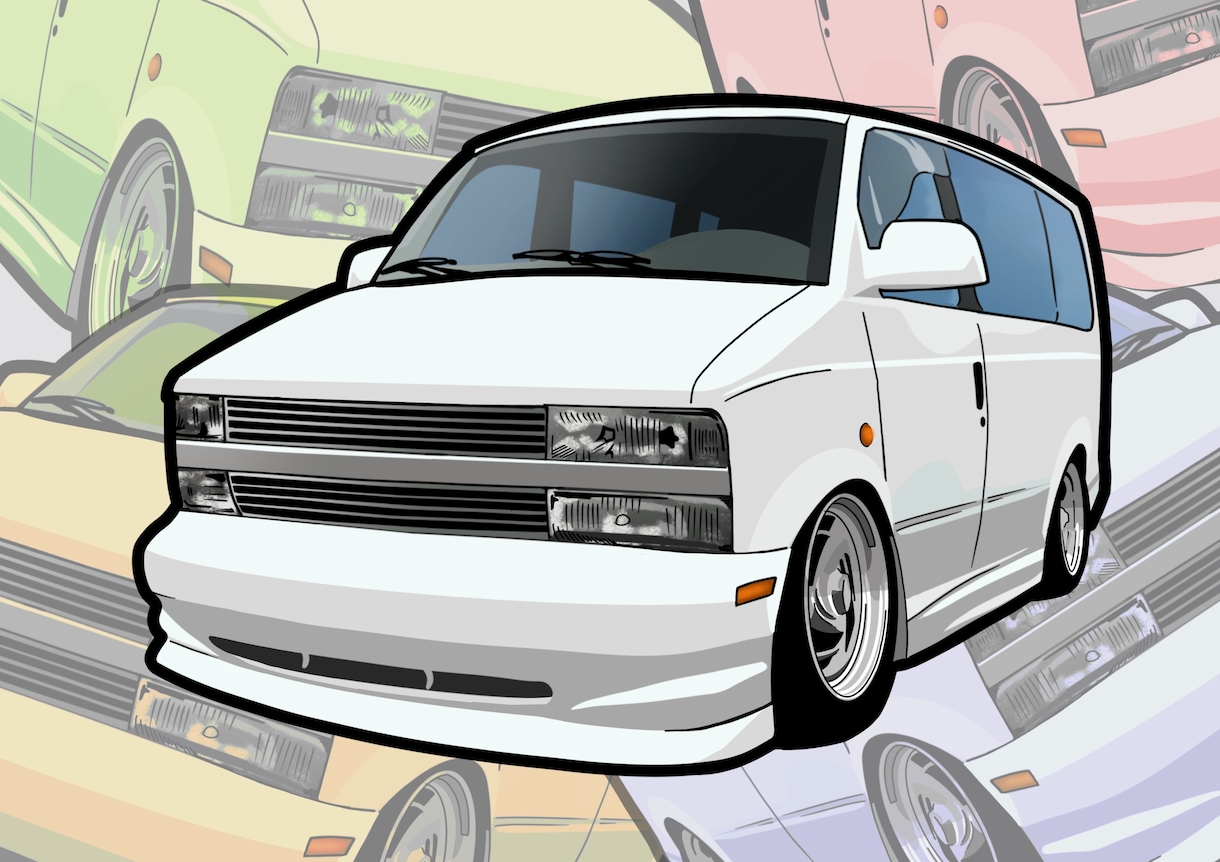 車、バイク、乗り物☆リアルなイラスト、作成します SNSアイコン、プレゼント、ステッカー、納車祝にいかがですか イメージ3