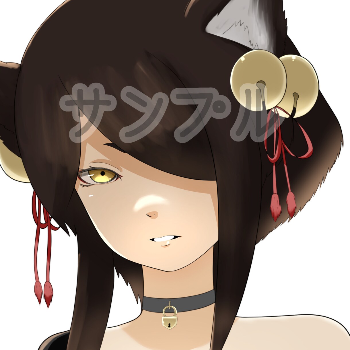 背景のない可愛い女の子のSNSアイコン描きます オリジナル限定！png形式なので背景は自由自在です！ イメージ2