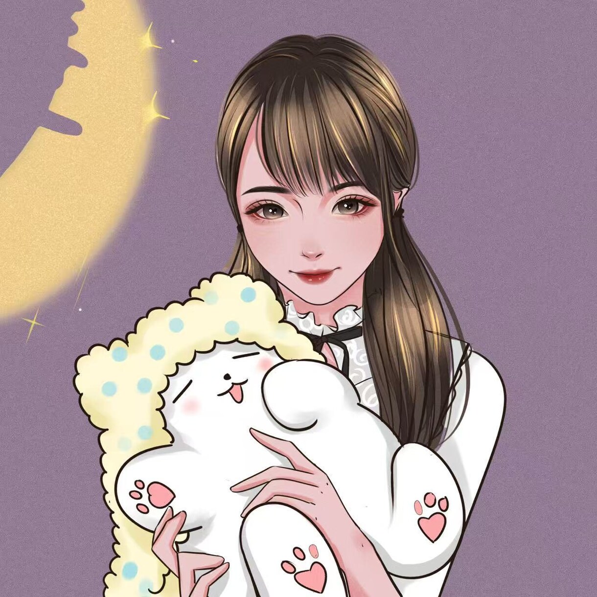 SNS映え✨ゆるかわおしゃれアイコン描きますます ポップで可愛いおしゃれ人物アイコン描きます イメージ5
