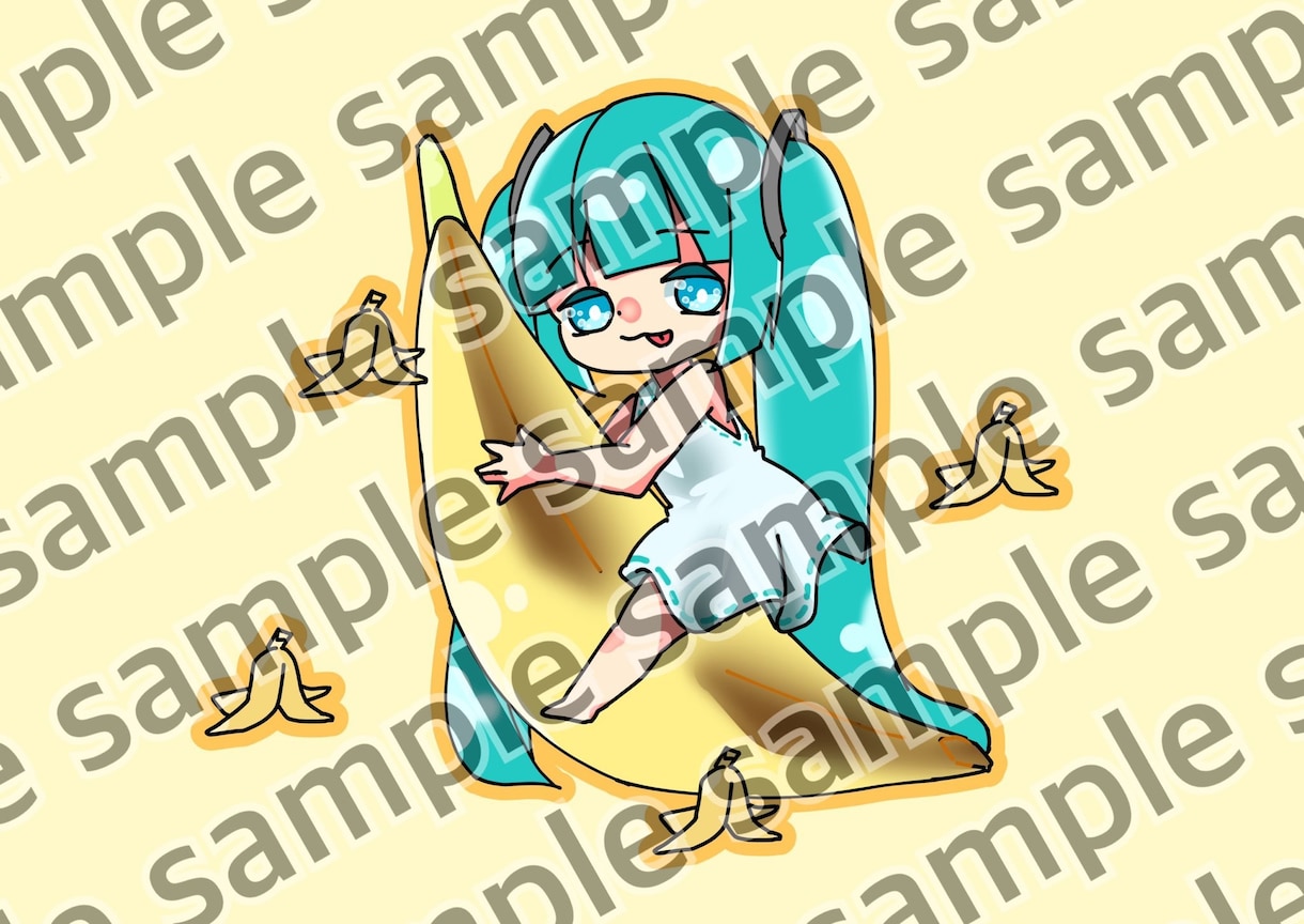 ミニキャラ描きます SNSサイトやLINEのアイコンに！すごくユルい絵柄です。 イメージ6