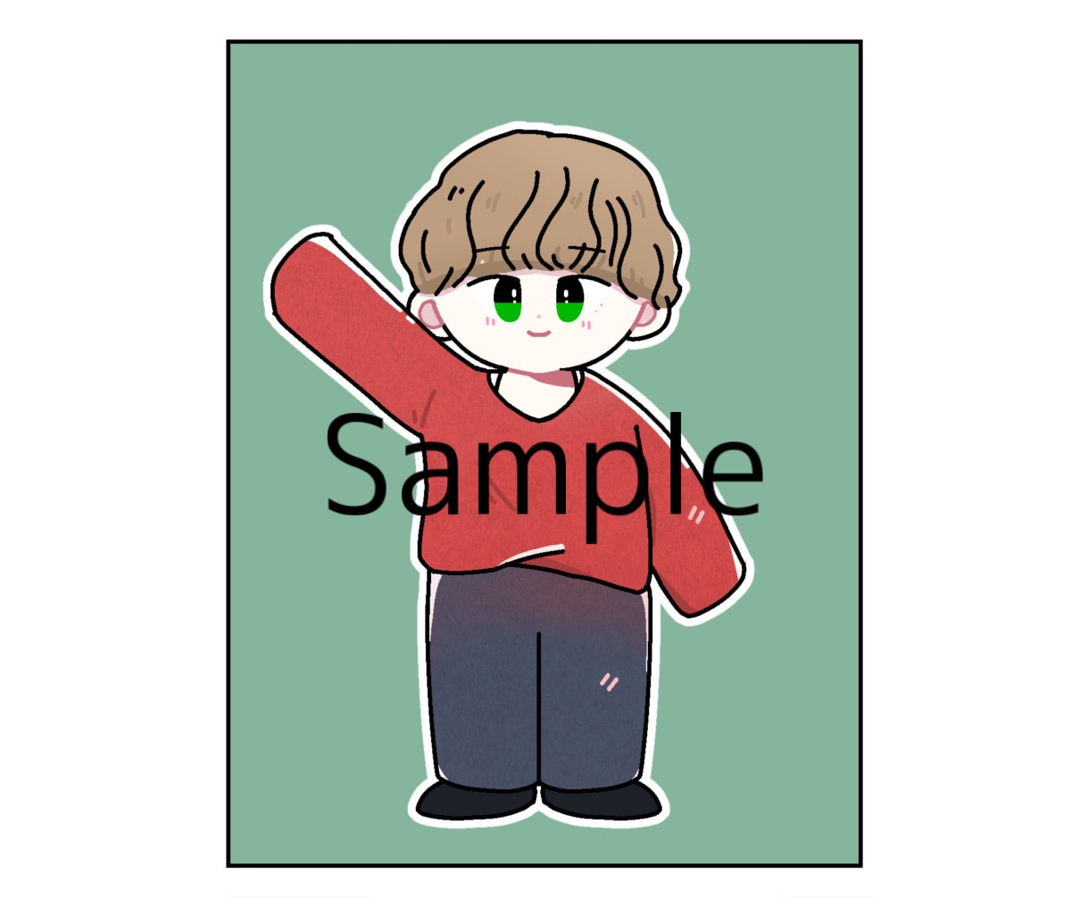 シンプルでポップなアイコンやイラストをお描きします SNSのアイコンなどに是非お使いください！ イメージ3