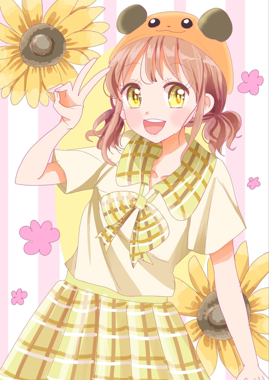 少女漫画風のかわいい女の子のイラストを描きます かわいいイラストを、プレゼントや鑑賞にいかがですか？ イメージ1