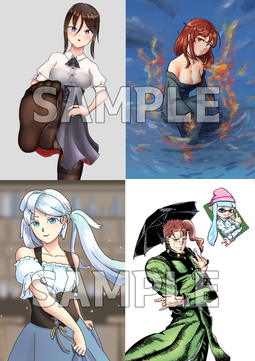 商用利用OK！かわいいアニメ風イラストお描きします SNS、アイコン、Youtube、歌ってみた、サムネイルOK イメージ8