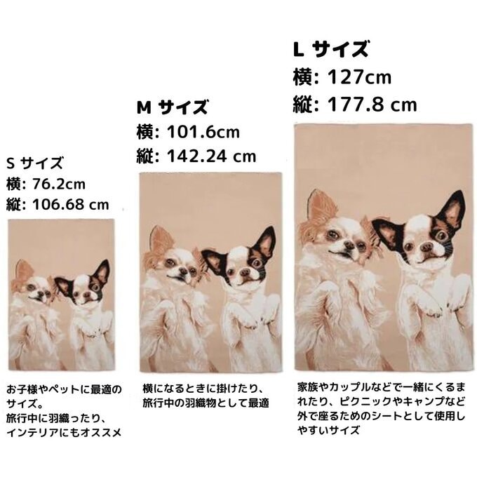 ペット写真でオリジナルニットブランケットを作ります 可愛いだけじゃない！品質にもこだわったニットブランケットです イメージ6