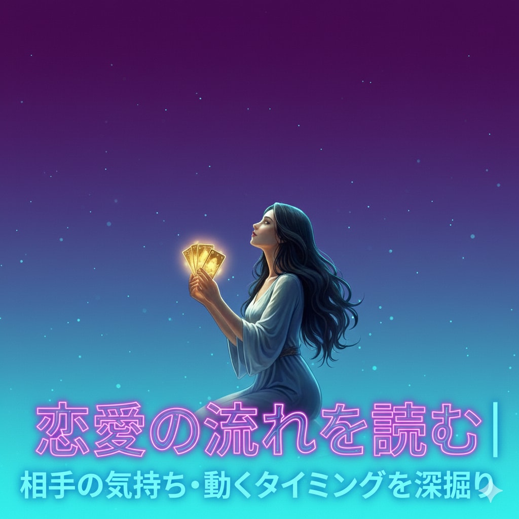 恋愛の流れと相手の気持ち・タイミングを深掘りします 関係が進む瞬間とあなたが取るべき一歩を丁寧にお伝えします。 イメージ1