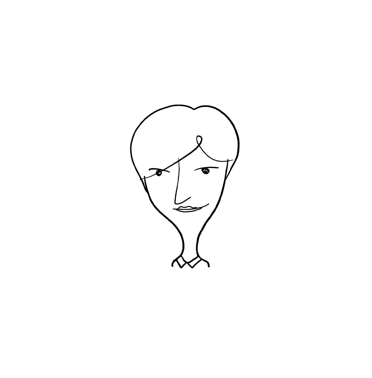 SNSアイコン用のおしゃれなシンプル似顔絵描きます 印象に残る似顔絵ならお任せください イメージ6