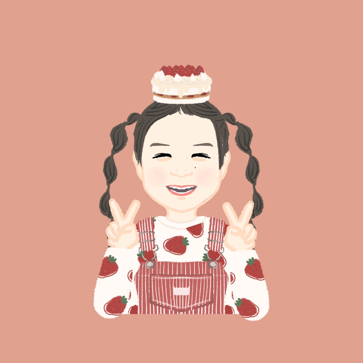 ほんわか笑顔の似顔絵を作成します ミニキャラみたいで可愛い♩似顔絵ギフトにも イメージ5