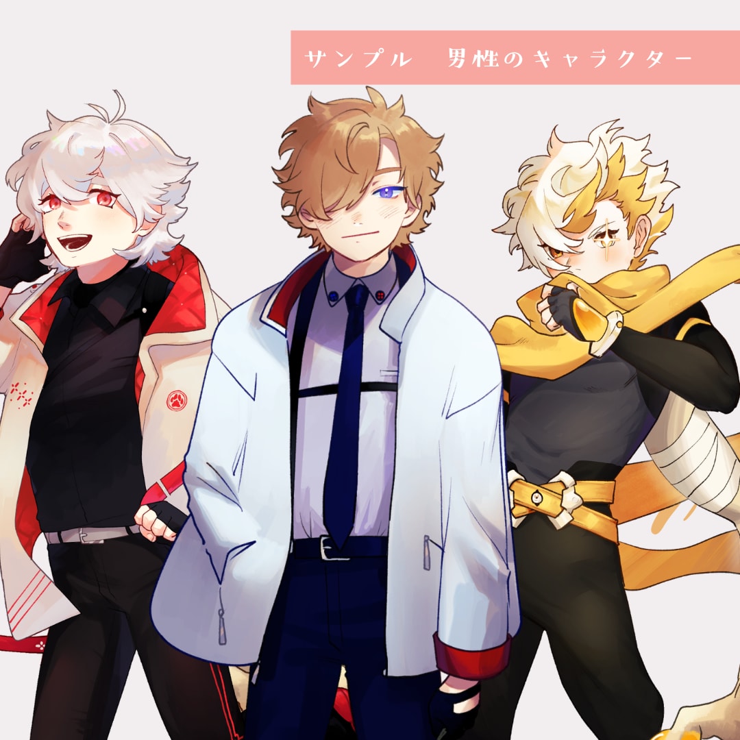 立ち絵制作いたします ✦ TRPG・Vtuber・ゲーム制作に対応 ✦ イメージ4
