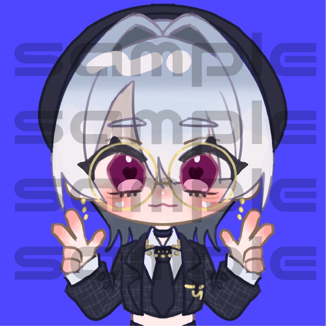あなただけのかわいいイラストでアイコンを描きます デフォルメキャラのアイコン作成を行います イメージ1