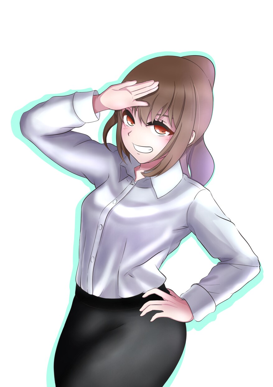 配信などのサムネ向きのキャラクターを描きます 配信などを始めたい方向けのキャラクターを描きます！ イメージ1