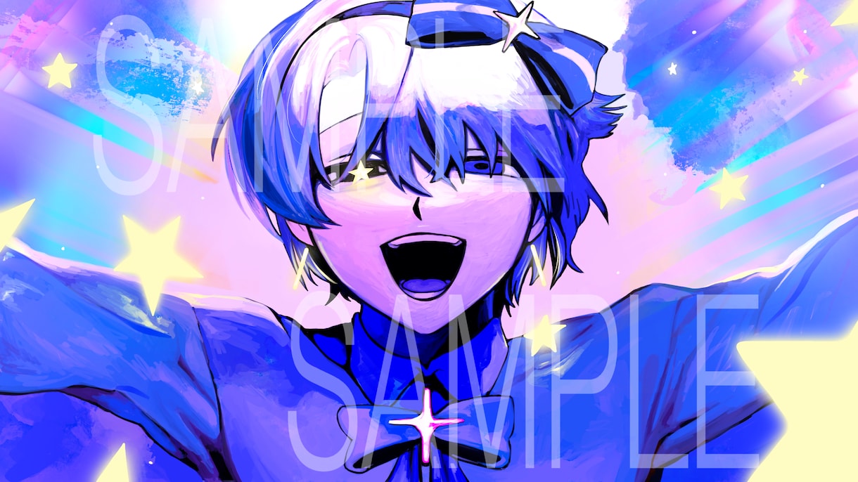 MV、Coverサムネイラストをお描きします 動画内イラスト(差分有)、アニメ風の絵柄も可能です。 イメージ1