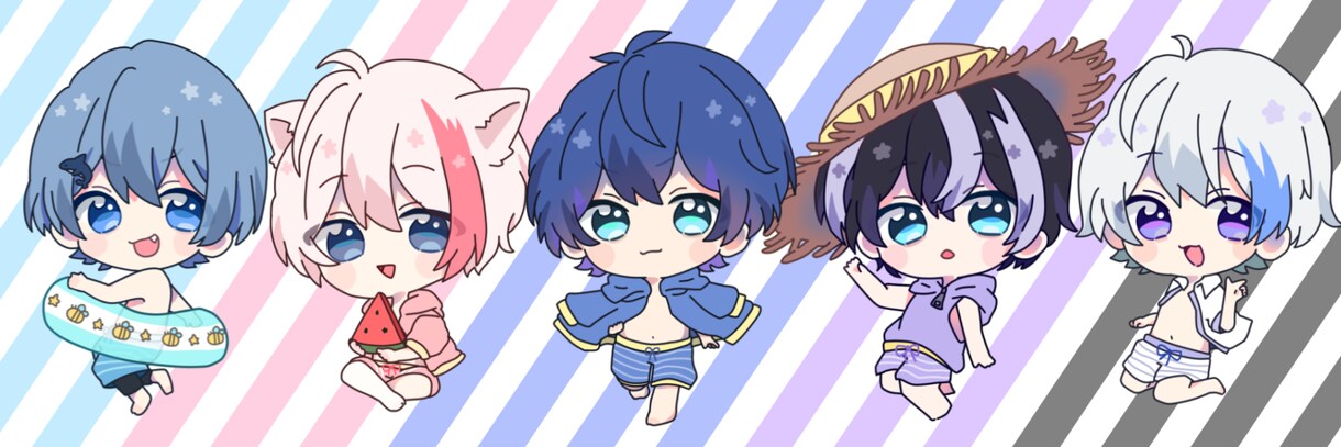 ポップなデフォルトミニキャラお描きします アイコン！動画素材！グッズ用に！可愛く描かせていただきます！ イメージ8