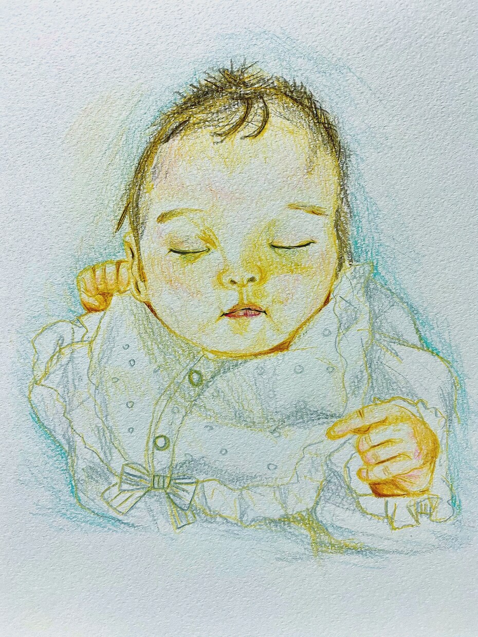 色鉛筆で似顔絵描きます あたたかみのある作品を提供します イメージ2