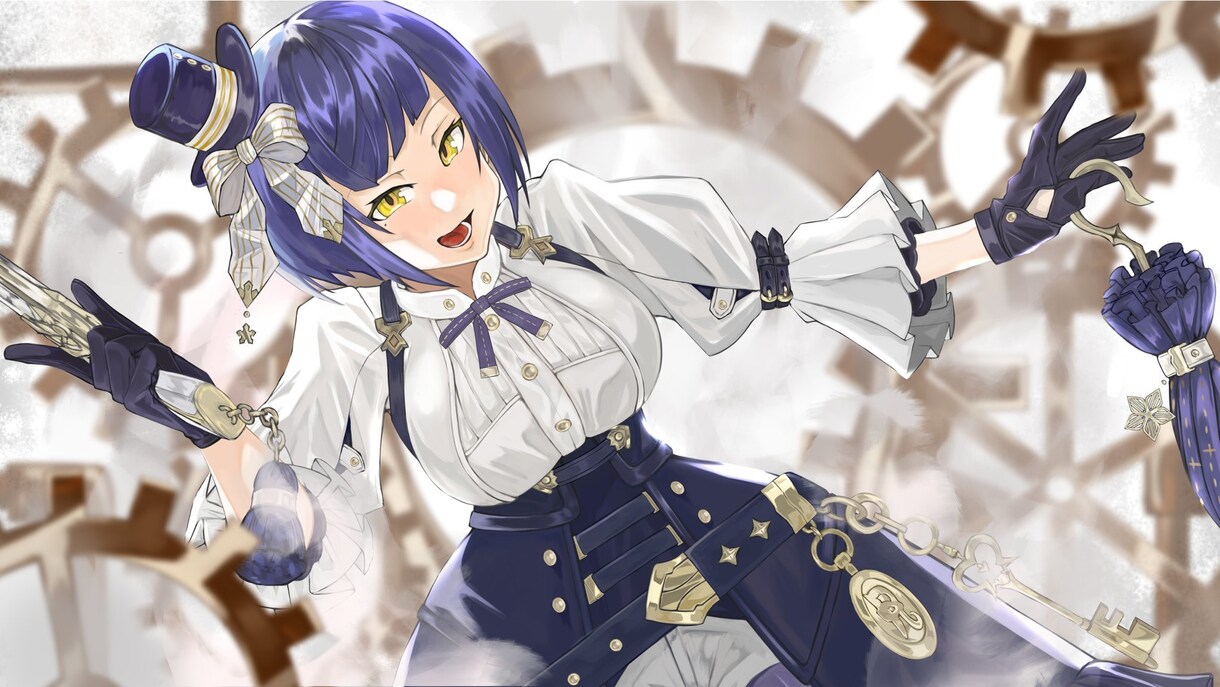 ゲームやTRPGなどで使える立ち絵イラスト描きます 要望に合わせて立ち絵描かせていただきます。 イメージ2