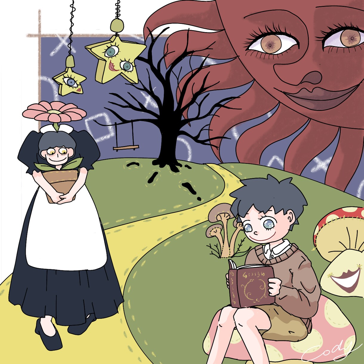 ポップでダークなファンタジー世界を描きます 挿絵などが必要な方へ！アイコンにもどうぞ イメージ1