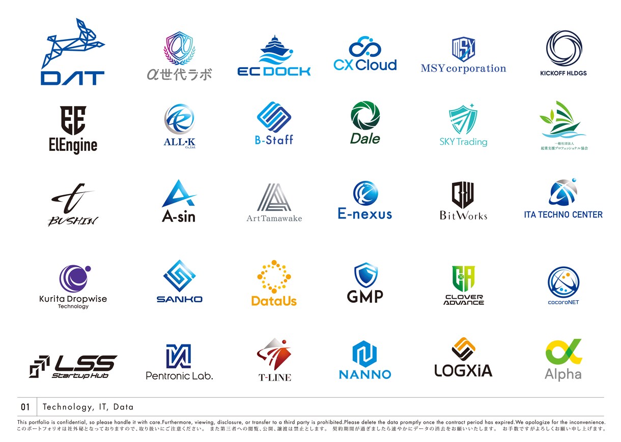 500社様以上のロゴデザイン制作実績があります 御社の理想に近づけるよう丁寧かつスピーディに進行いたします イメージ1