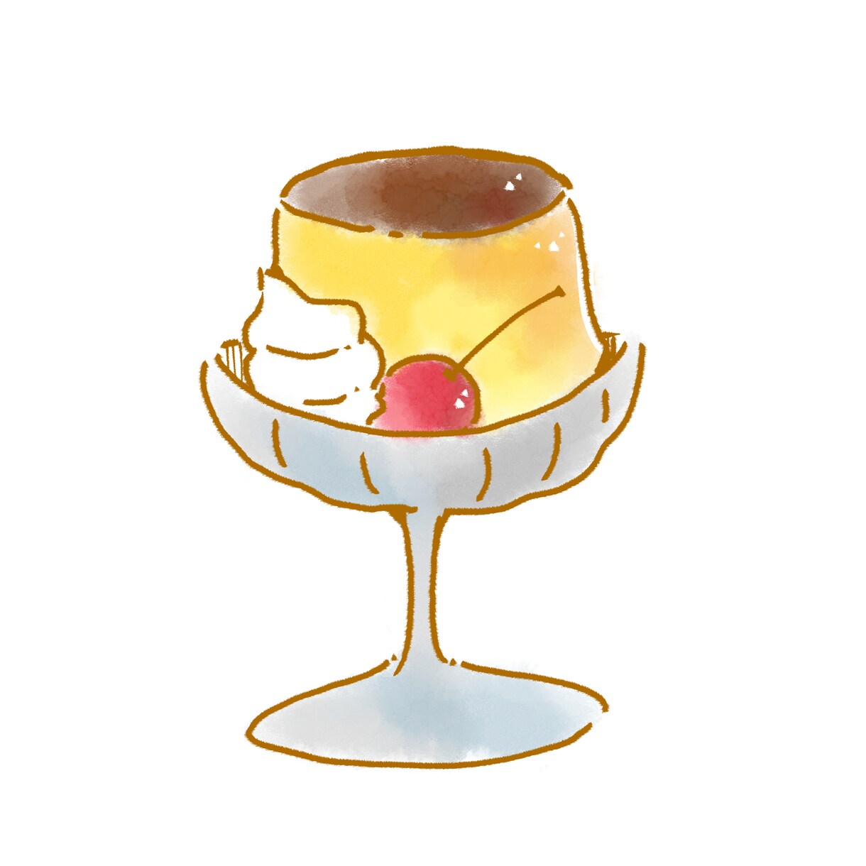 たべもの・のみもの 水彩画タッチイラストを描きます 【ふわふわおいしそうな、色彩豊かなイラスト】 イメージ4
