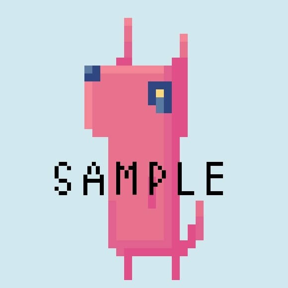 ドット絵のカラフルなアイコン描きます 動物やモンスターなど人外のアイコンにしたい方におすすめです イメージ2