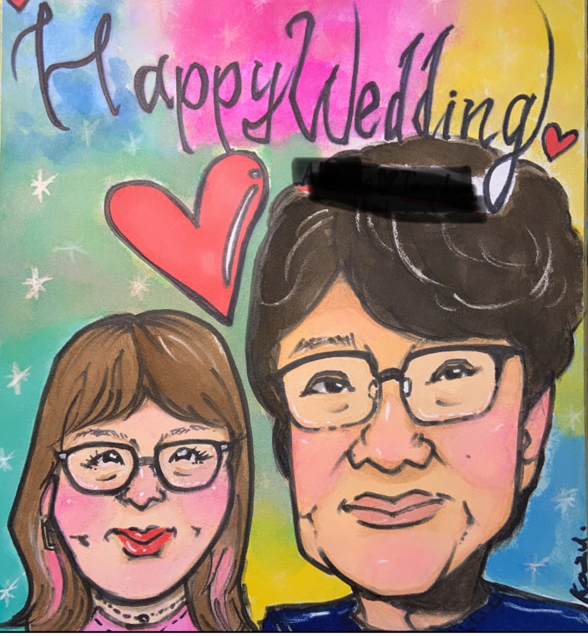 記念日・祝いごとのプレゼント似顔絵を描きます 大切な方への特別なプレゼントをいかがですか イメージ2