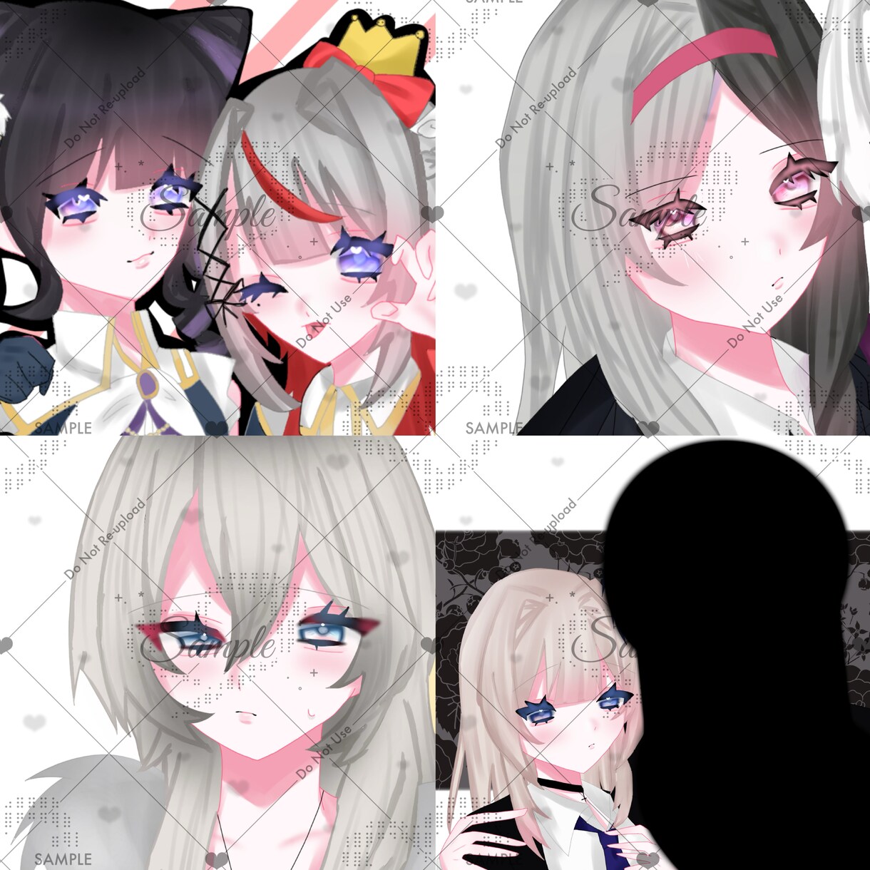 夢絵、アイコンオーダー承ります ご要望に添えるよう努力致します♩夢絵コテ同コテ単立ち絵etc イメージ1