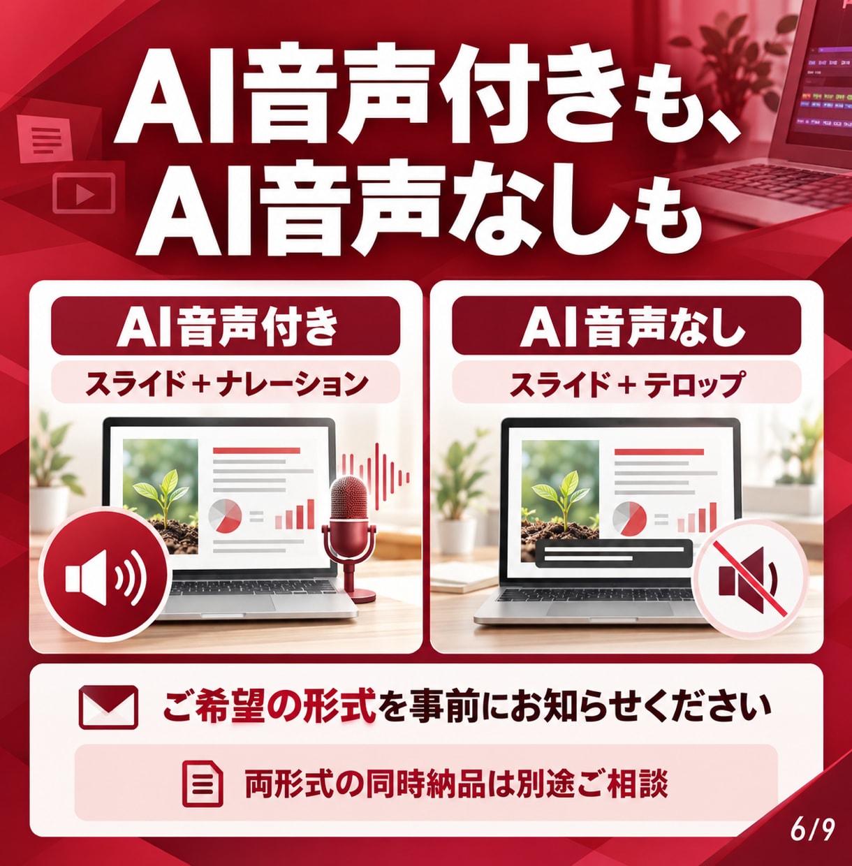 知識や経験を伝えるオンライン動画講座を作ります 台本・スライドから動画まで、講座づくりをまとめてお任せ イメージ6